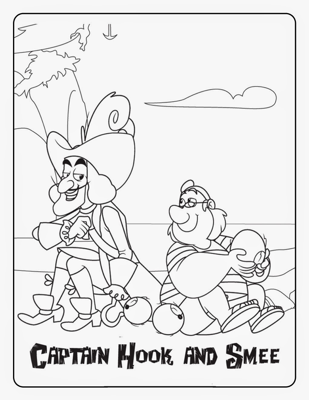 ぬりえページ: ジェイクとネバーランドのかいぞくたち (漫画) #42478 - 無料の印刷可能なぬりえページ