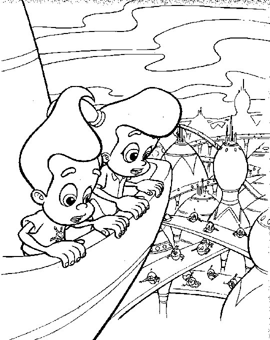 ぬりえページ: ジミー・ニュートロン (漫画) #48897 - 無料の印刷可能なぬりえページ
