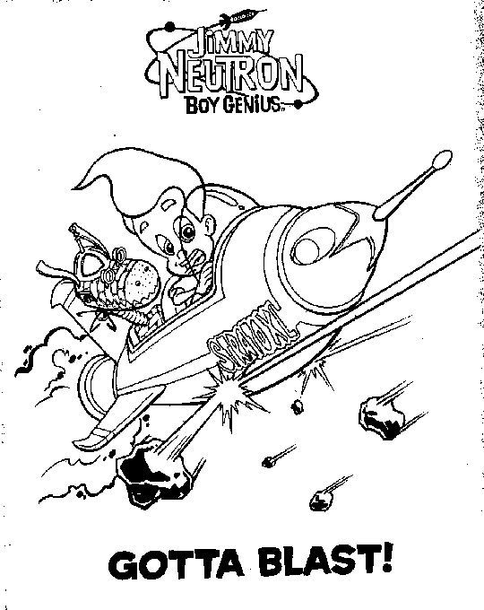 ぬりえページ: ジミー・ニュートロン (漫画) #48900 - 無料の印刷可能なぬりえページ