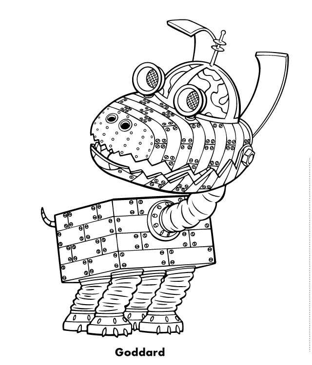 ぬりえページ: ジミー・ニュートロン (漫画) #48925 - 無料の印刷可能なぬりえページ