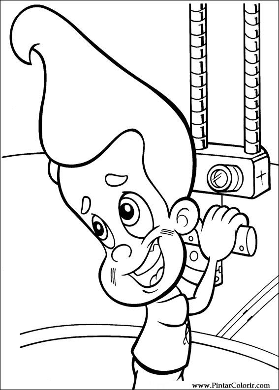 ぬりえページ: ジミー・ニュートロン (漫画) #49038 - 無料の印刷可能なぬりえページ