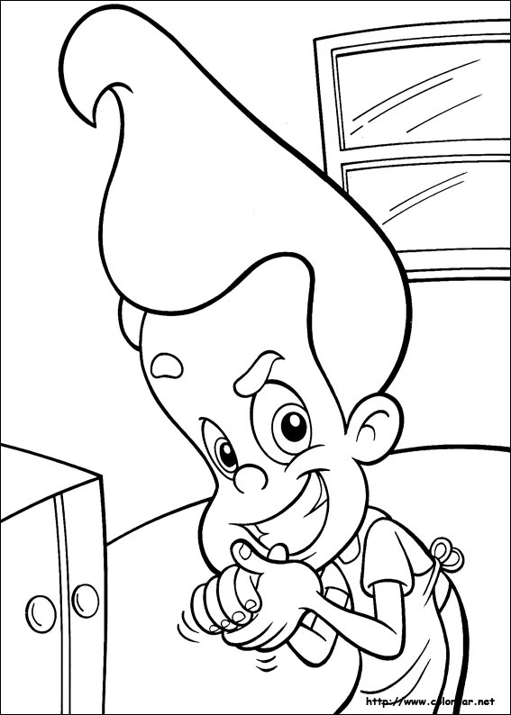 ぬりえページ: ジミー・ニュートロン (漫画) #49061 - 無料の印刷可能なぬりえページ