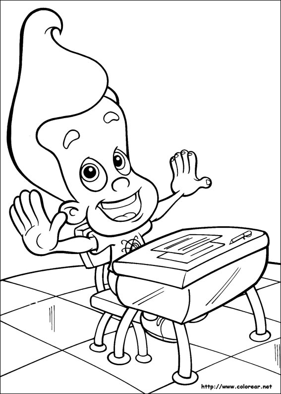 ぬりえページ: ジミー・ニュートロン (漫画) #49071 - 無料の印刷可能なぬりえページ