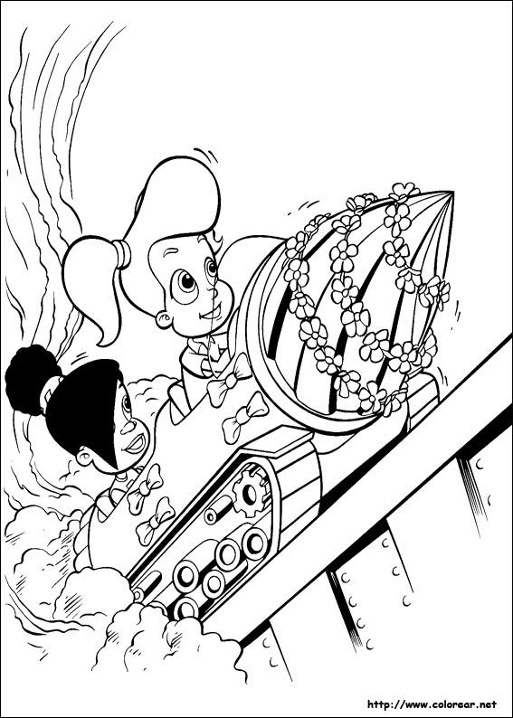 ぬりえページ: ジミー・ニュートロン (漫画) #49077 - 無料の印刷可能なぬりえページ