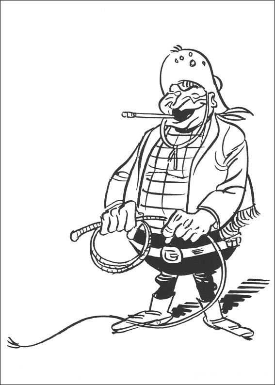 ぬりえページ: ラッキー・ルーク (漫画) #25641 - 無料の印刷可能なぬりえページ