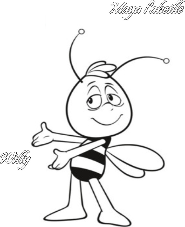 ぬりえページ: 蜂マヤ (漫画) #28233 - 無料の印刷可能なぬりえページ