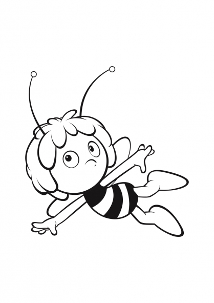 ぬりえページ: 蜂マヤ (漫画) #28236 - 無料の印刷可能なぬりえページ