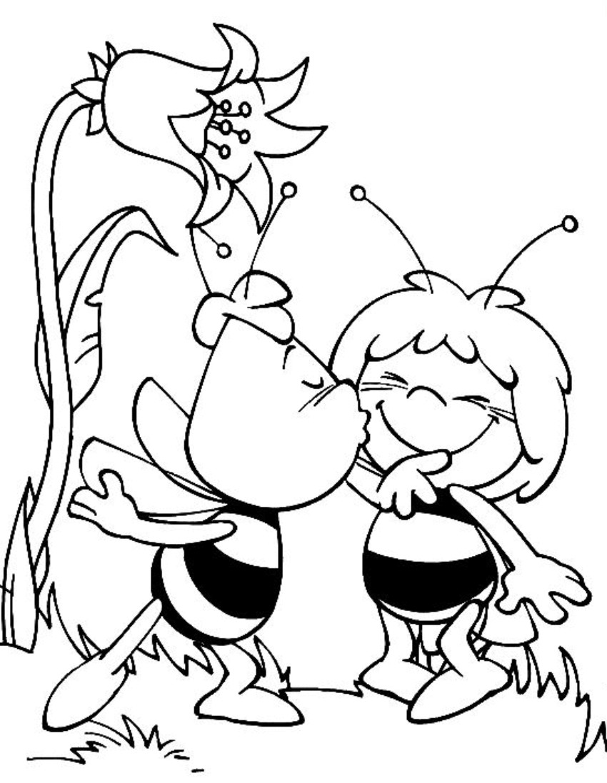 ぬりえページ: 蜂マヤ (漫画) #28239 - 無料の印刷可能なぬりえページ