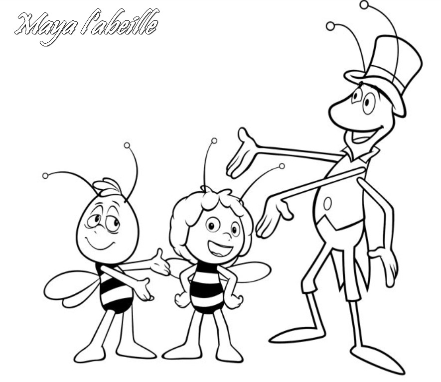 ぬりえページ: 蜂マヤ (漫画) #28252 - 無料の印刷可能なぬりえページ