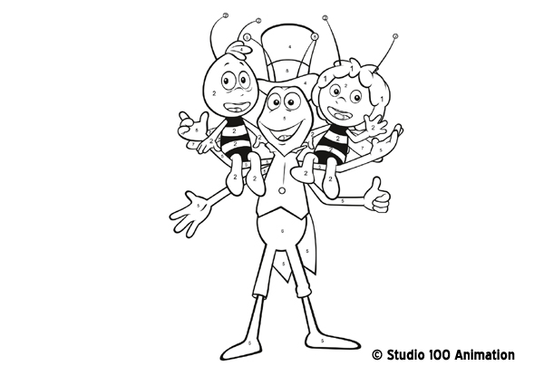 ぬりえページ: 蜂マヤ (漫画) #28274 - 無料の印刷可能なぬりえページ
