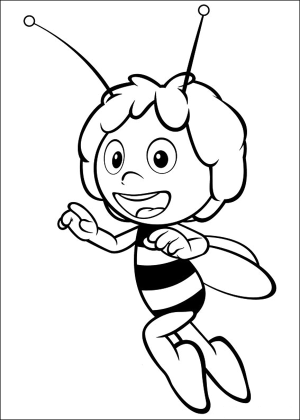 ぬりえページ: 蜂マヤ (漫画) #28318 - 無料の印刷可能なぬりえページ