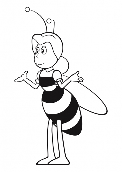 ぬりえページ: 蜂マヤ (漫画) #28328 - 無料の印刷可能なぬりえページ