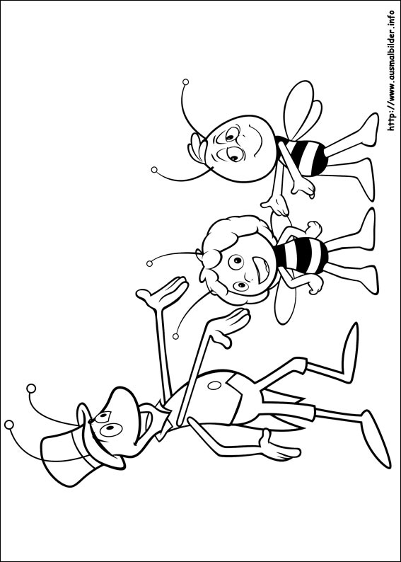ぬりえページ: 蜂マヤ (漫画) #28391 - 無料の印刷可能なぬりえページ