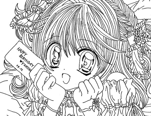 ぬりえページ: ぴちぴちピッチ：マーメイドメロディー (漫画) #53746 - 無料の印刷可能なぬりえページ