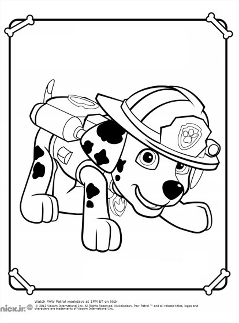 ぬりえページ: パウパトロール (漫画) #44243 - 無料の印刷可能なぬりえページ