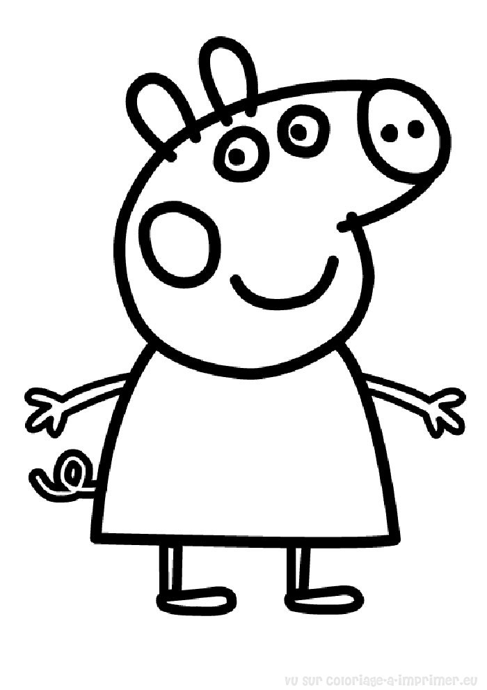 ぬりえページ: Peppa豚 (漫画) #43904 - 無料の印刷可能なぬりえページ