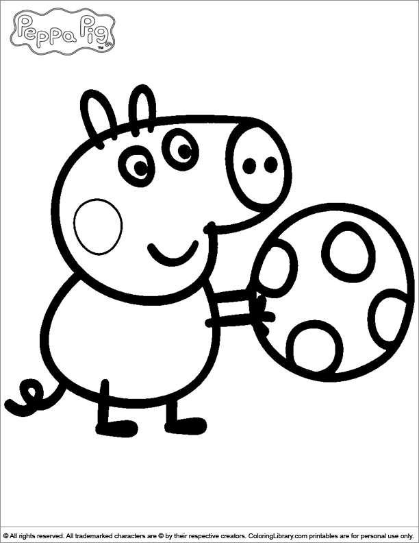 ぬりえページ: Peppa豚 (漫画) #43915 - 無料の印刷可能なぬりえページ