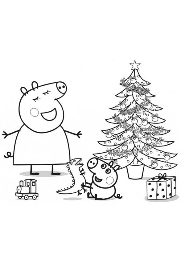 ぬりえページ: Peppa豚 (漫画) #43959 - 無料の印刷可能なぬりえページ