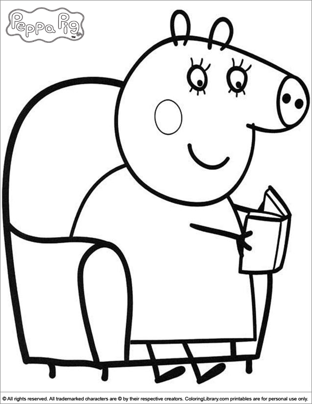 ぬりえページ: Peppa豚 (漫画) #43969 - 無料の印刷可能なぬりえページ