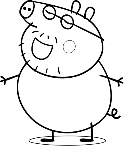 ぬりえページ: Peppa豚 (漫画) #43976 - 無料の印刷可能なぬりえページ