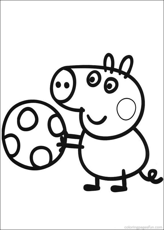 ぬりえページ: Peppa豚 (漫画) #44005 - 無料の印刷可能なぬりえページ