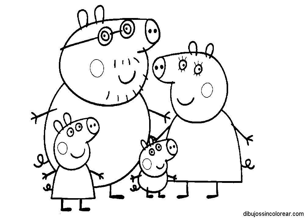 ぬりえページ: Peppa豚 (漫画) #44013 - 無料の印刷可能なぬりえページ