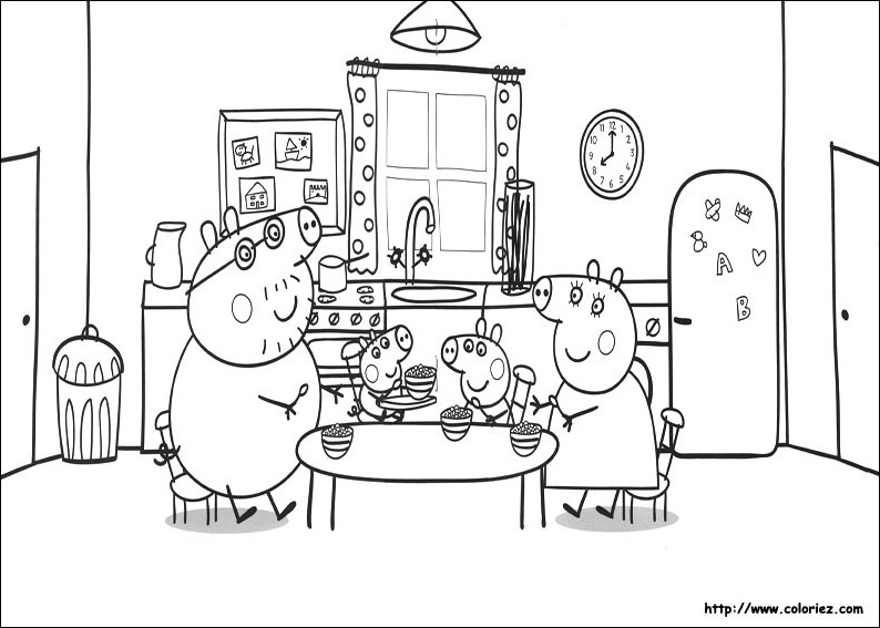 ぬりえページ: Peppa豚 (漫画) #44023 - 無料の印刷可能なぬりえページ