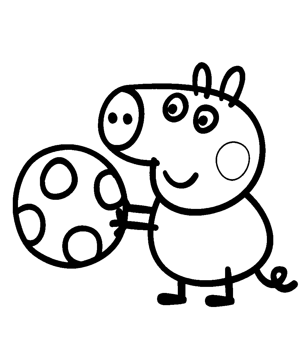 ぬりえページ: Peppa豚 (漫画) #44072 - 無料の印刷可能なぬりえページ