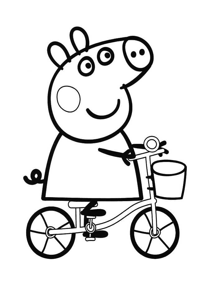 ぬりえページ: Peppa豚 (漫画) #44073 - 無料の印刷可能なぬりえページ
