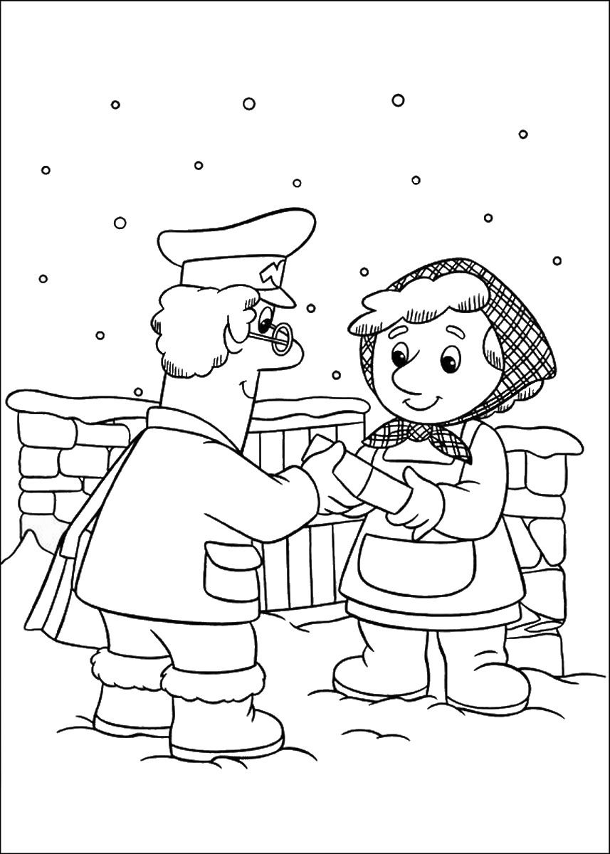 ぬりえページ: ピーター・ザ・ポストマン (漫画) #49563 - 無料の印刷可能なぬりえページ