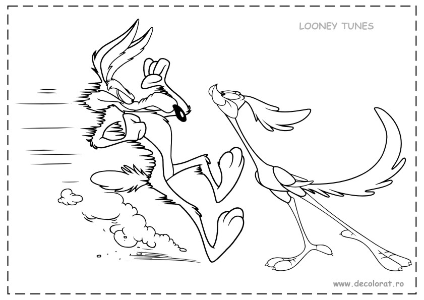 ぬりえページ: ビービーとコヨーテ (漫画) #47268 - 無料の印刷可能なぬりえページ