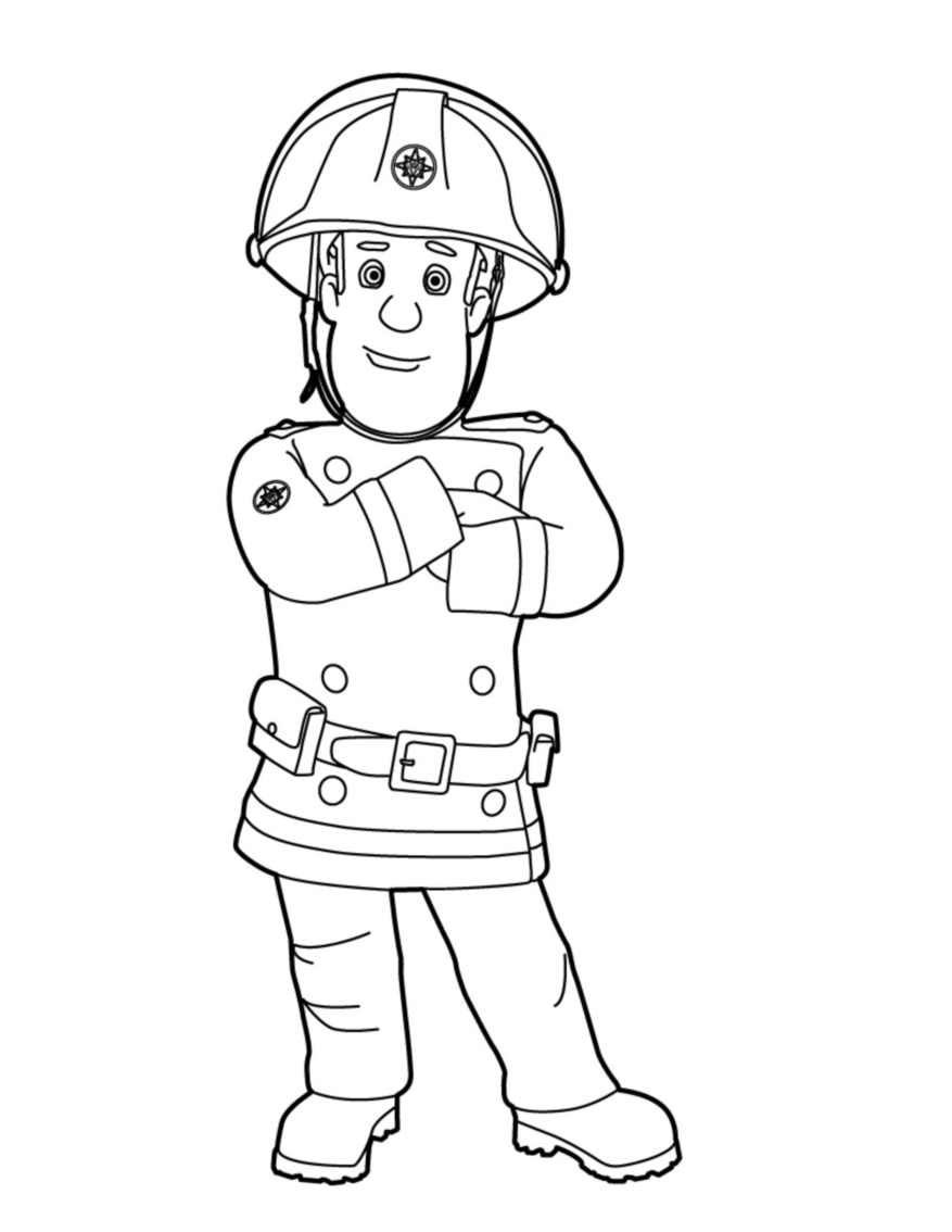 ぬりえページ: 消防士サム (漫画) #39770 - 無料の印刷可能なぬりえページ