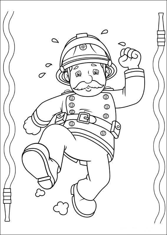 ぬりえページ: 消防士サム (漫画) #39798 - 無料の印刷可能なぬりえページ