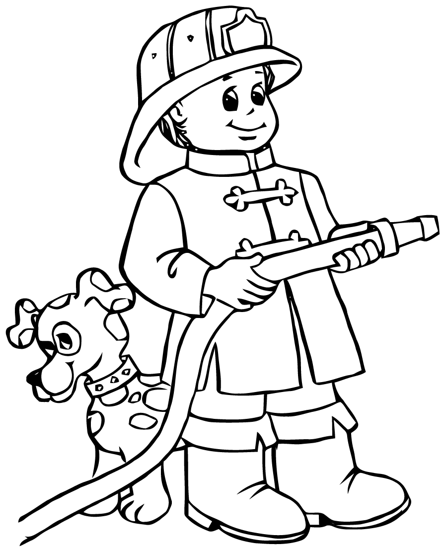 ぬりえページ: 消防士サム (漫画) #39817 - 無料の印刷可能なぬりえページ