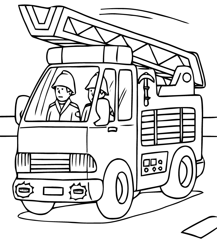 ぬりえページ: 消防士サム (漫画) #39824 - 無料の印刷可能なぬりえページ