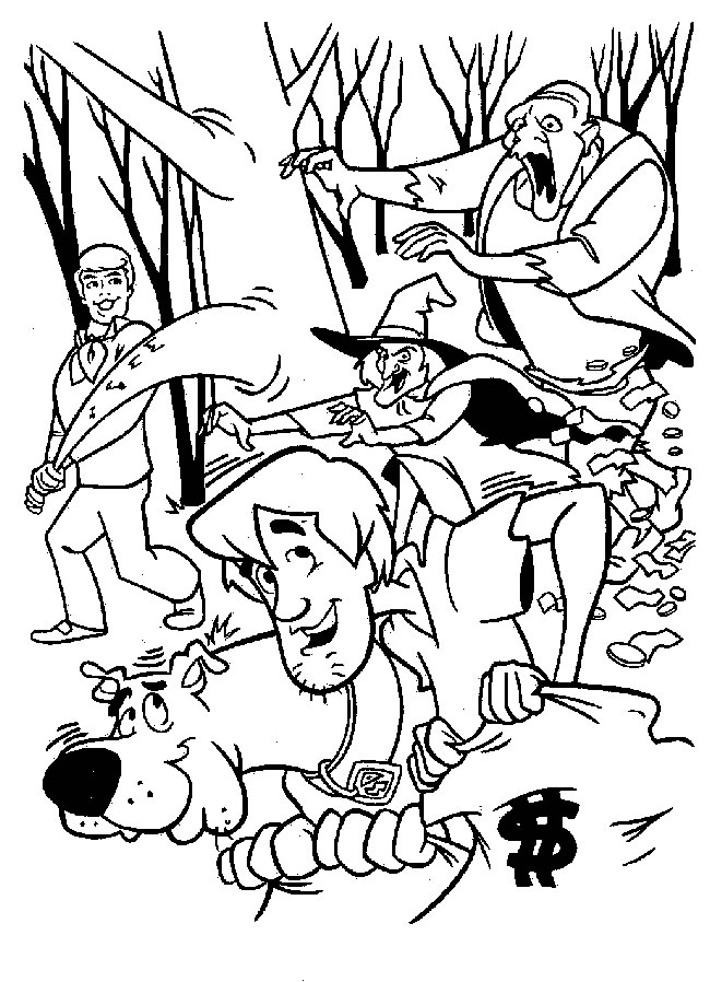 ぬりえページ: スクービードゥー (漫画) #31717 - 無料の印刷可能なぬりえページ