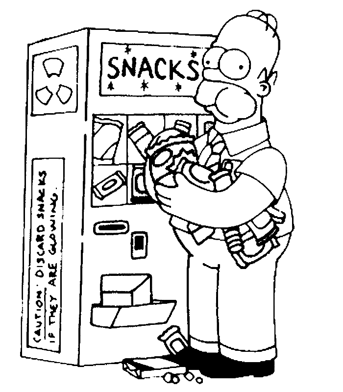 ぬりえページ: シンプソンズ (漫画) #23780 - 無料の印刷可能なぬりえページ