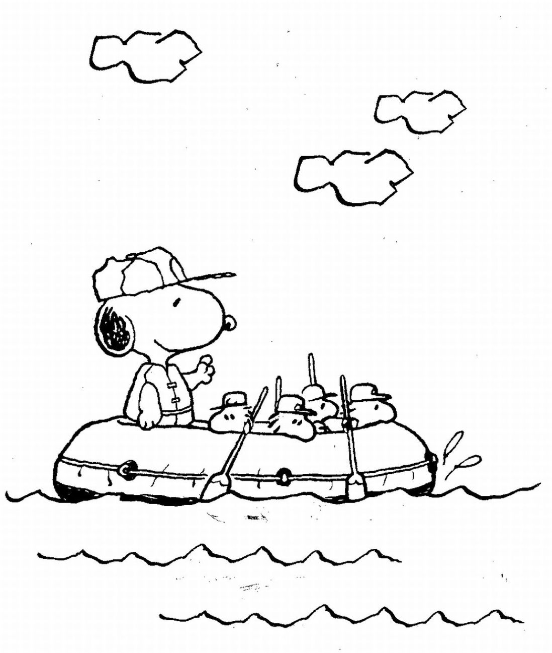 ぬりえページ: スヌーピー (漫画) #27052 - 無料の印刷可能なぬりえページ