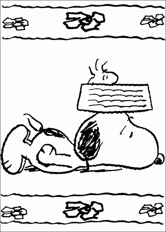 ぬりえページ: スヌーピー (漫画) #27063 - 無料の印刷可能なぬりえページ