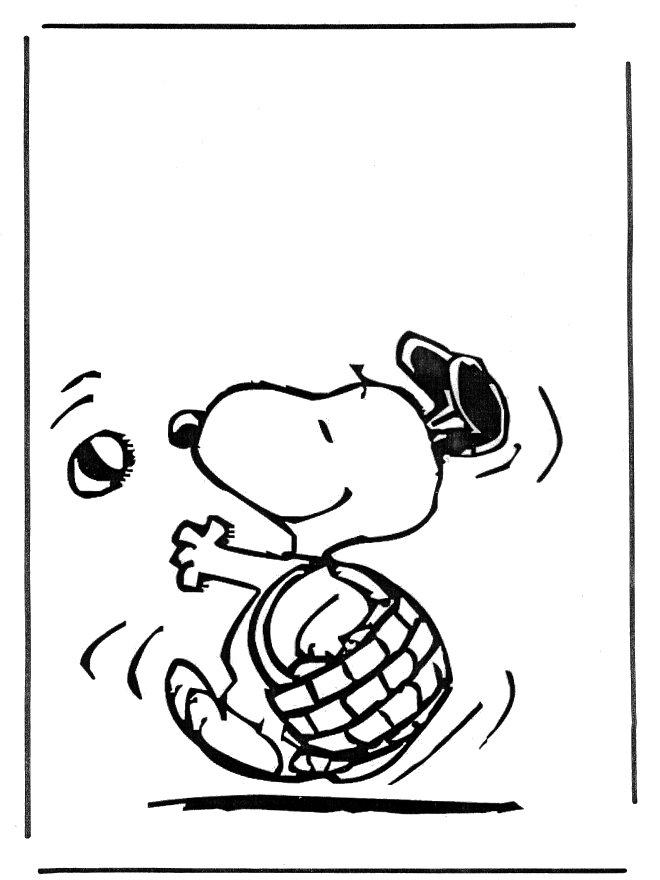 ぬりえページ: スヌーピー (漫画) #27125 - 無料の印刷可能なぬりえページ
