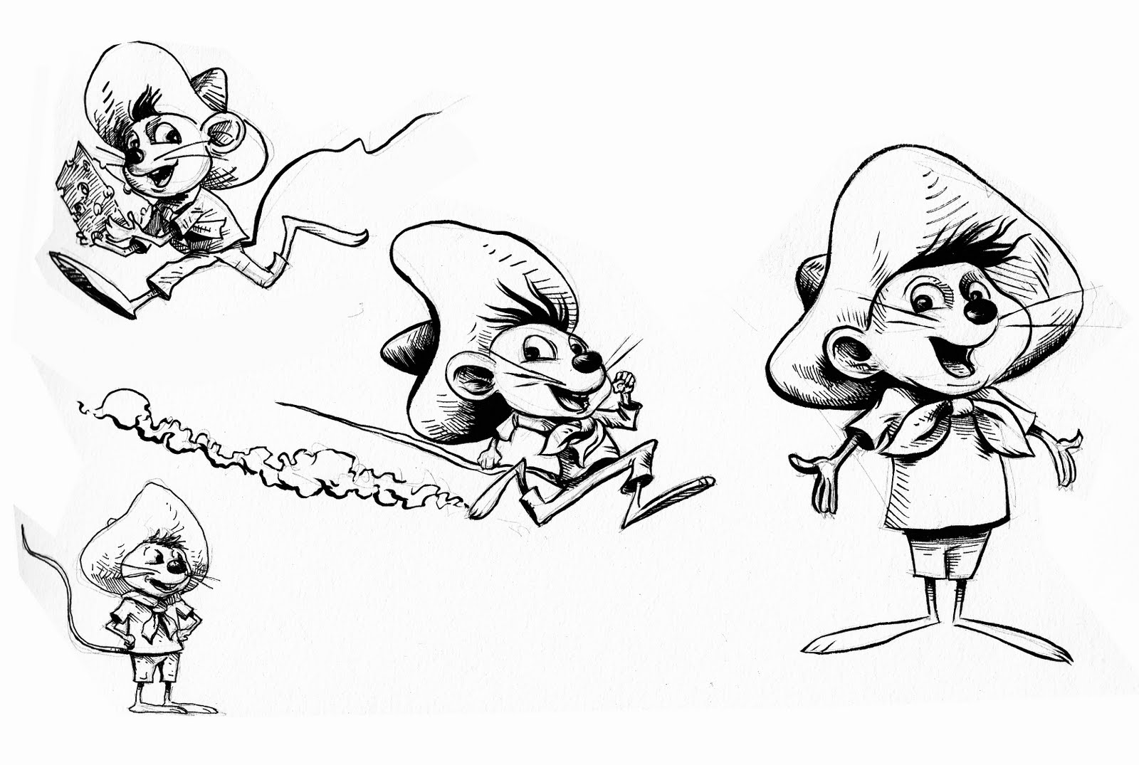 ぬりえページ: スピーディ・ゴンザレス (漫画) #30801 - 無料の印刷可能なぬりえページ