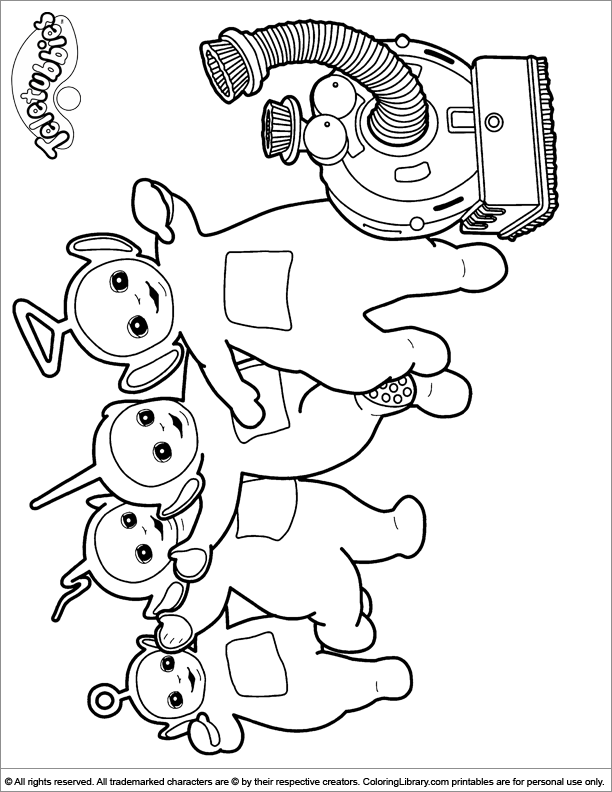 ぬりえページ: テレタビーズ (漫画) #49738 - 無料の印刷可能なぬりえページ