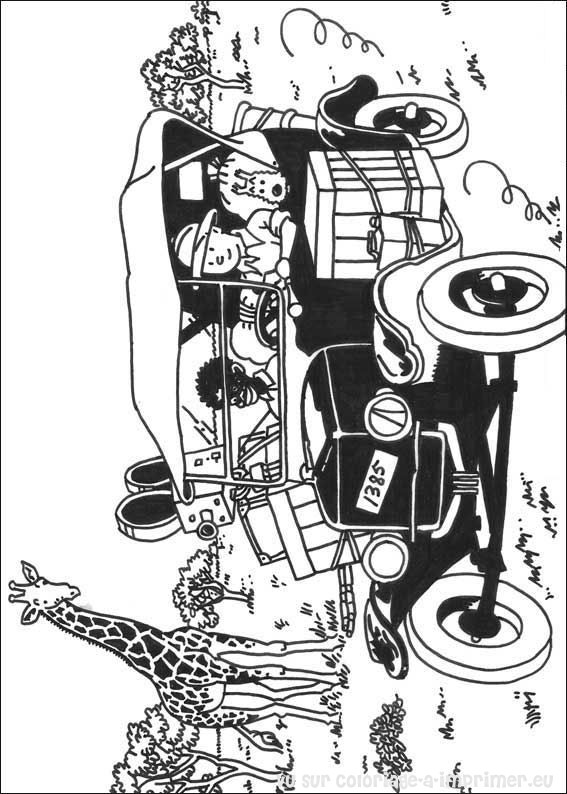 ぬりえページ: タンタン (漫画) #25735 - 無料の印刷可能なぬりえページ