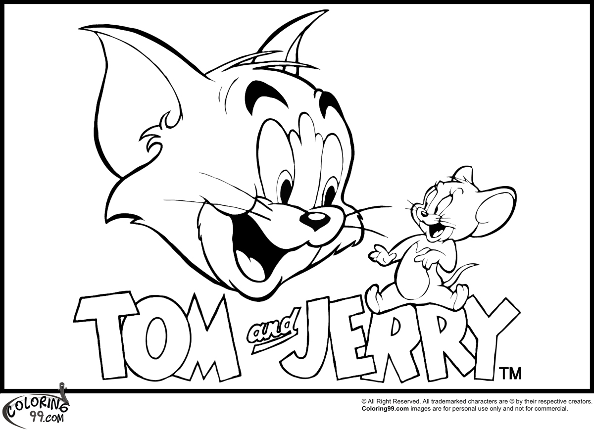 ぬりえページ: トムとジェリー (漫画) #24180 - 無料の印刷可能なぬりえページ