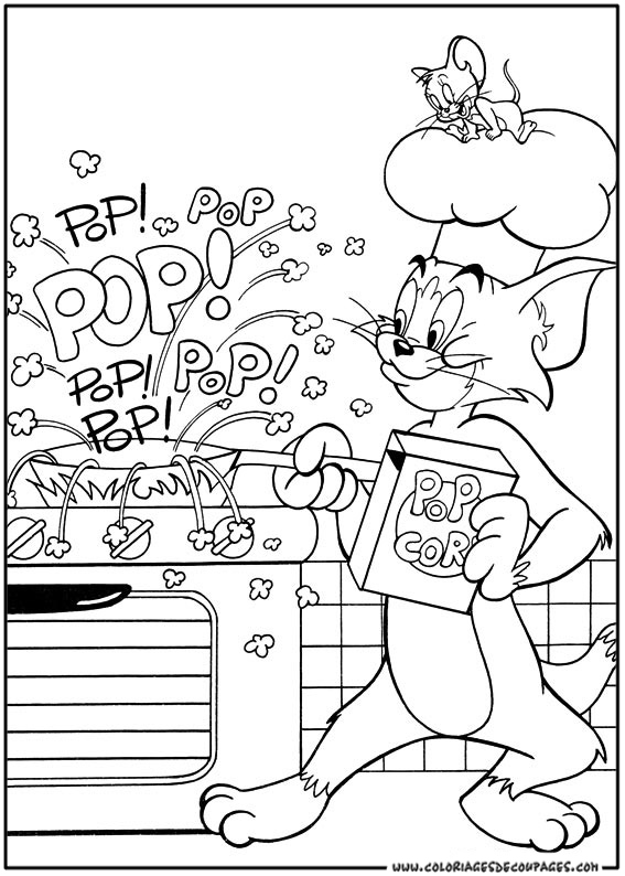 ぬりえページ: トムとジェリー (漫画) #24193 - 無料の印刷可能なぬりえページ