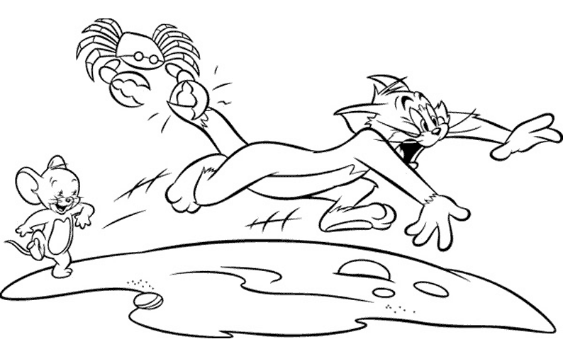 ぬりえページ: トムとジェリー (漫画) #24200 - 無料の印刷可能なぬりえページ