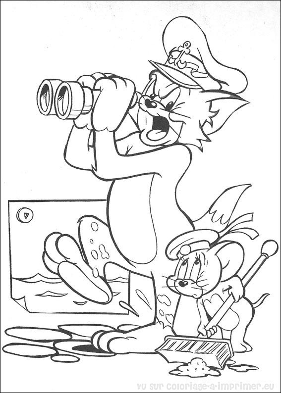 ぬりえページ: トムとジェリー (漫画) #24257 - 無料の印刷可能なぬりえページ
