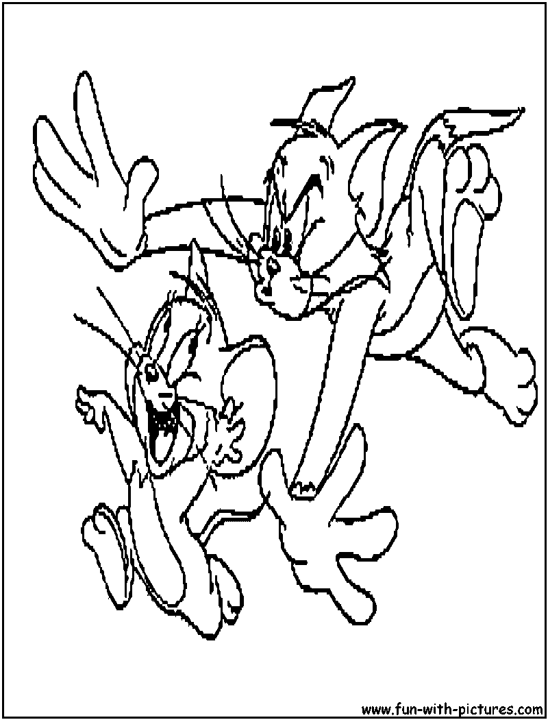 ぬりえページ: トムとジェリー (漫画) #24281 - 無料の印刷可能なぬりえページ