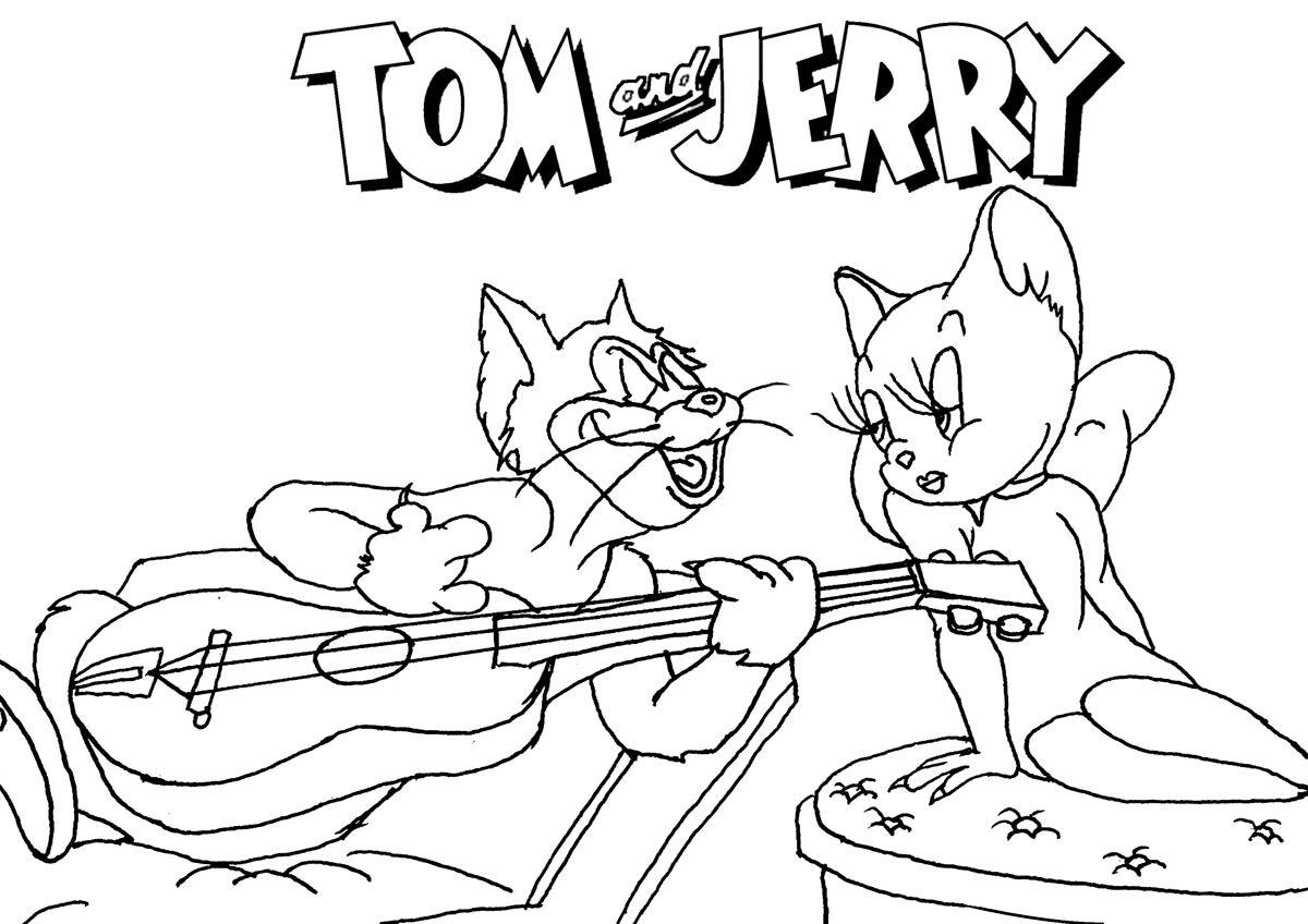ぬりえページ: トムとジェリー (漫画) #24327 - 無料の印刷可能なぬりえページ