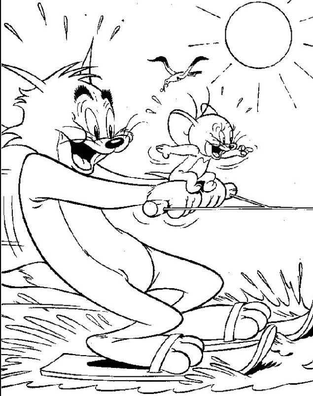 ぬりえページ: トムとジェリー (漫画) #24357 - 無料の印刷可能なぬりえページ